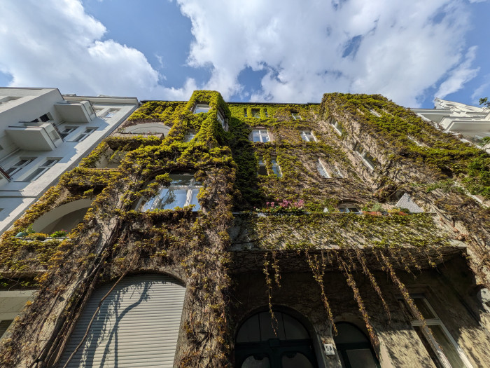 Außerdem hat das Pixel 9a eine Superweitwinkelkamera, die dem iPhone 16e fehlt. (Bild: Tobias Költzsch/Golem.de)